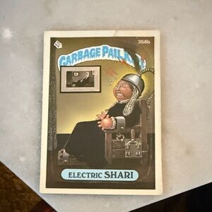 Garbage Pail Kids Electric Shari Card